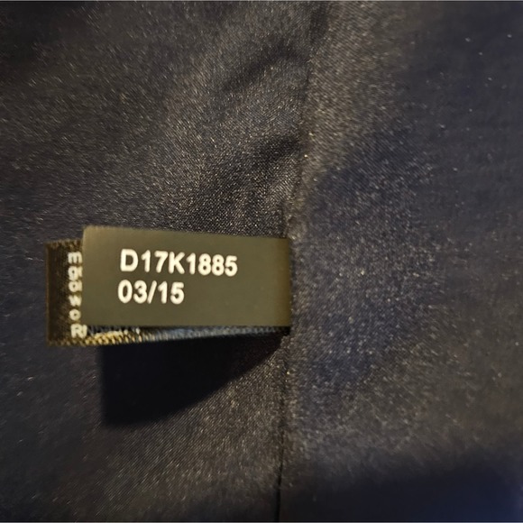 The limited women's navy blue dress with stripes size 6 - Picture 11 of 13